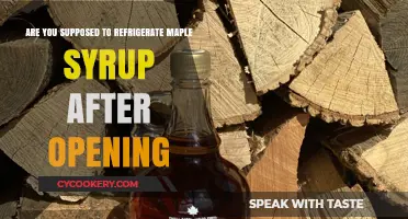 Refrigerate Maple Syrup After Opening: Essential Storage Tips Revealed