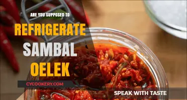 Should Sambal Oelek Be Refrigerated? Storage Tips for Freshness