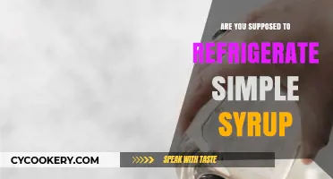 Should Simple Syrup Be Refrigerated? Storage Tips for Sweet Success