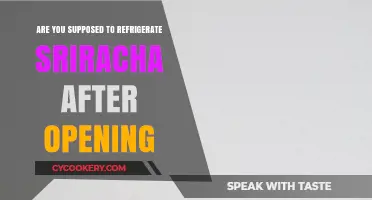 Should Sriracha Be Refrigerated After Opening? The Spicy Truth