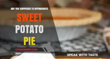 Should Sweet Potato Pie Be Refrigerated? Storage Tips for Freshness