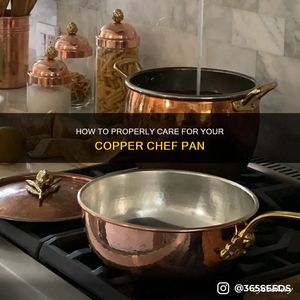 are you supposed to spray copper chef pan