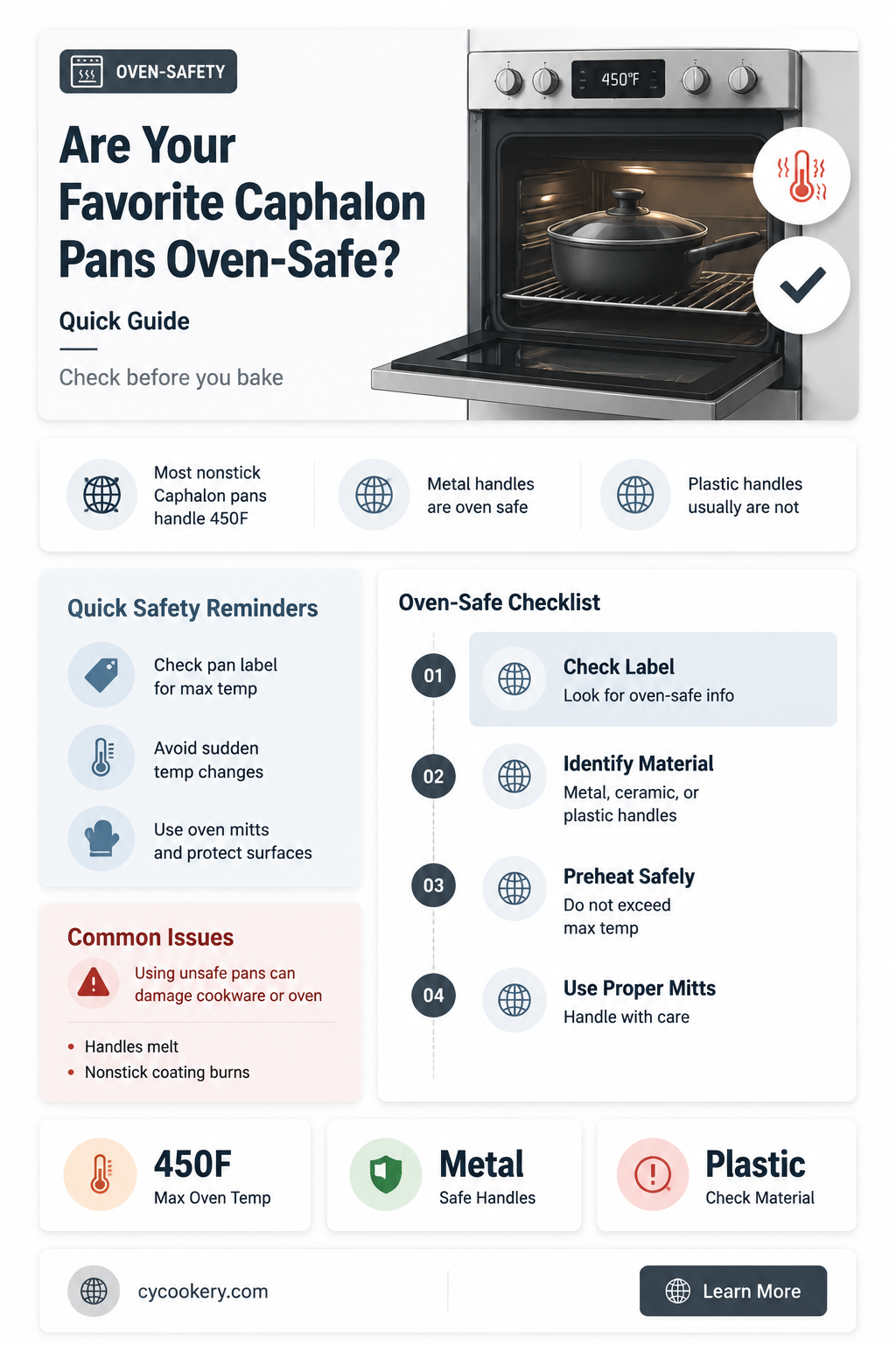 are caphalon pans oven safe