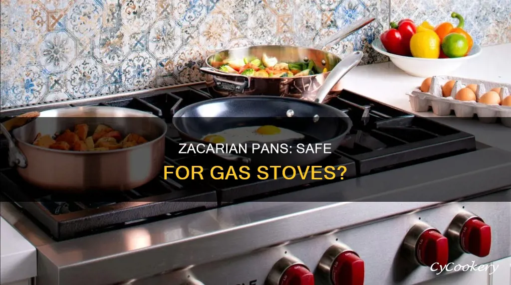 are zacarian pans safe for gas stove tops