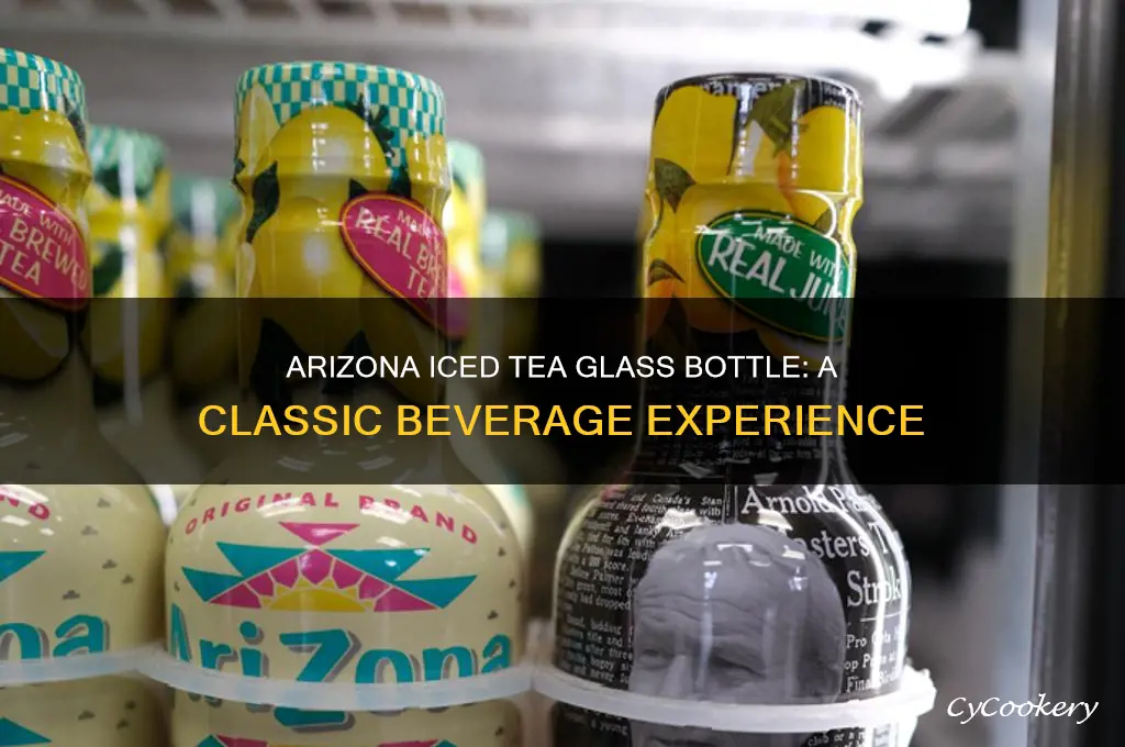 arizona iced tea glass bottle