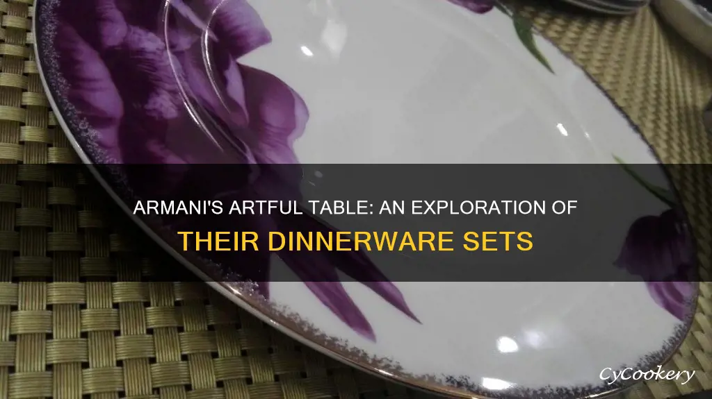 armani dinnerware set