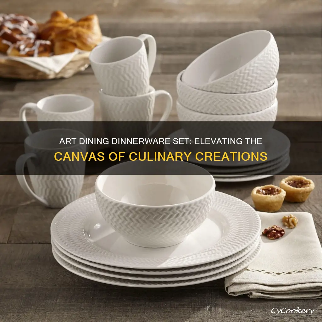 art dining dinnerware set