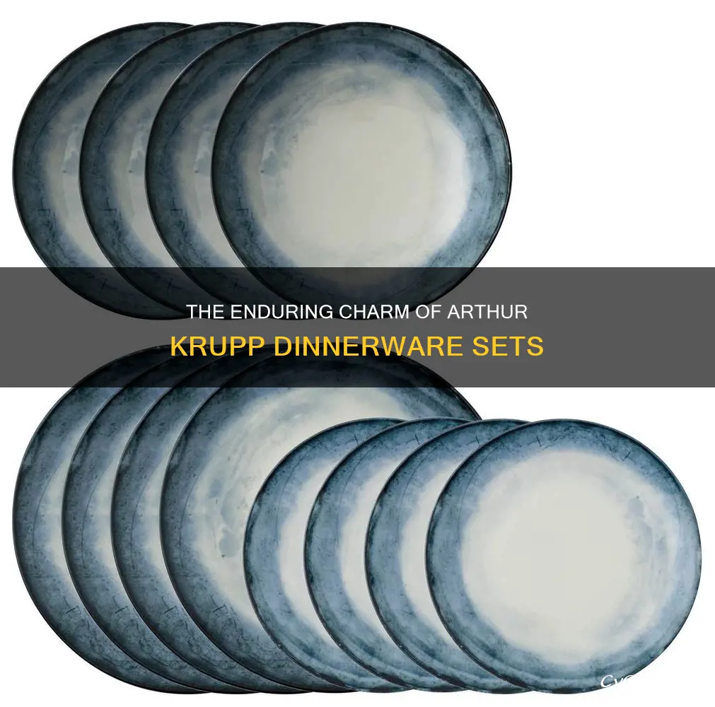 arthur krupp dinnerware set