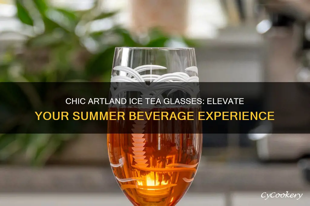 artland ice tea glasses