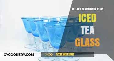 Artland Renaissance Plum Iced Tea Glass: Elegant Summer Sips