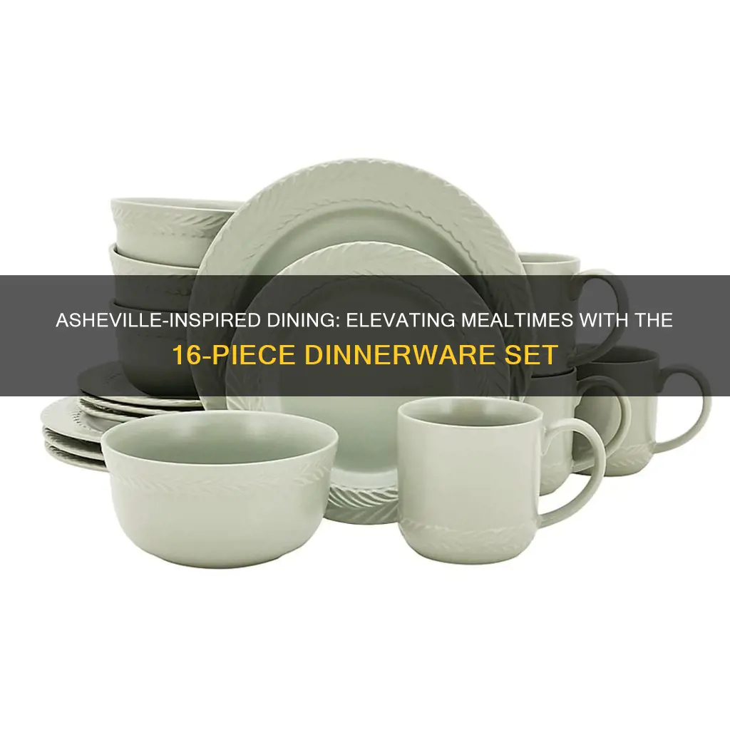 asheville 16 piece dinnerware set