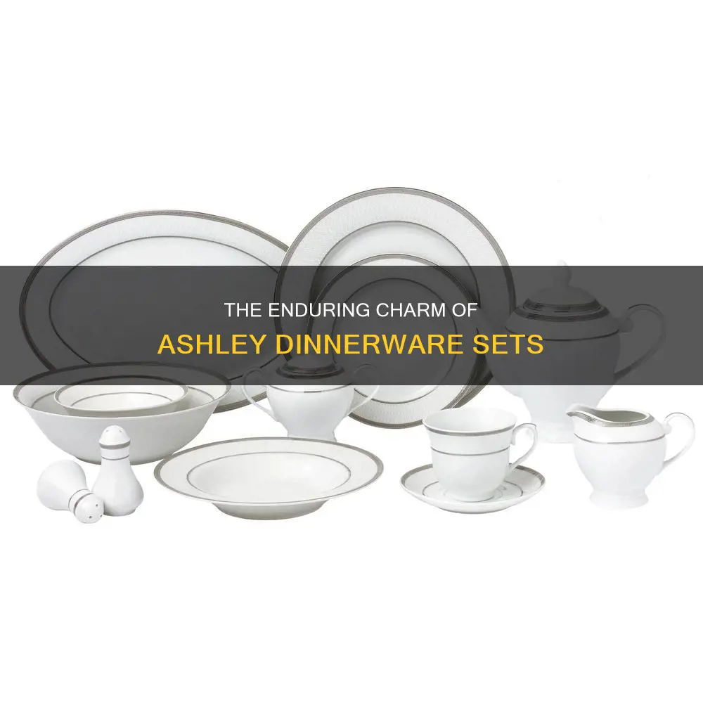 ashley dinnerware set