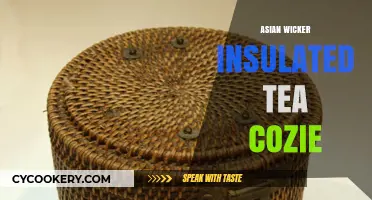 Elegant Asian Wicker Insulated Tea Cozie for Perfect Brewing