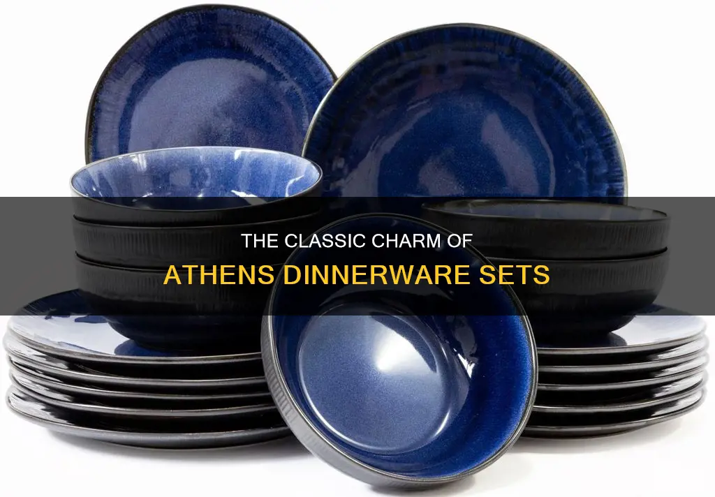 athens dinnerware set