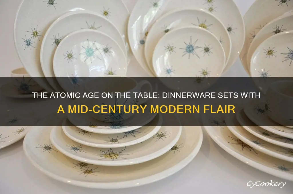 atomic dinnerware set