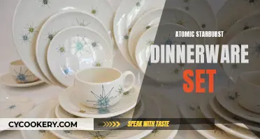 The Atomic Starburst Dinnerware Set: A Retro-Modern Tabletop Dream