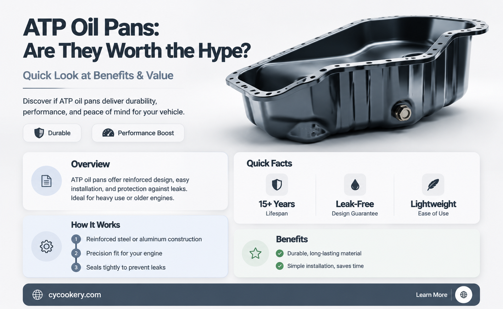 are atp oil pans good