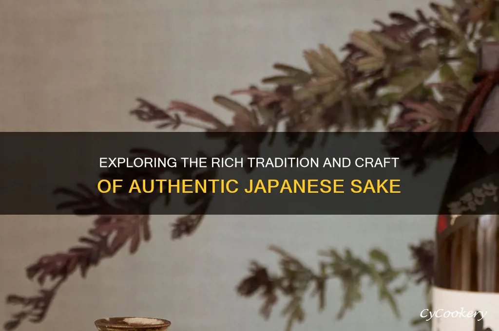 authentic japanese sake