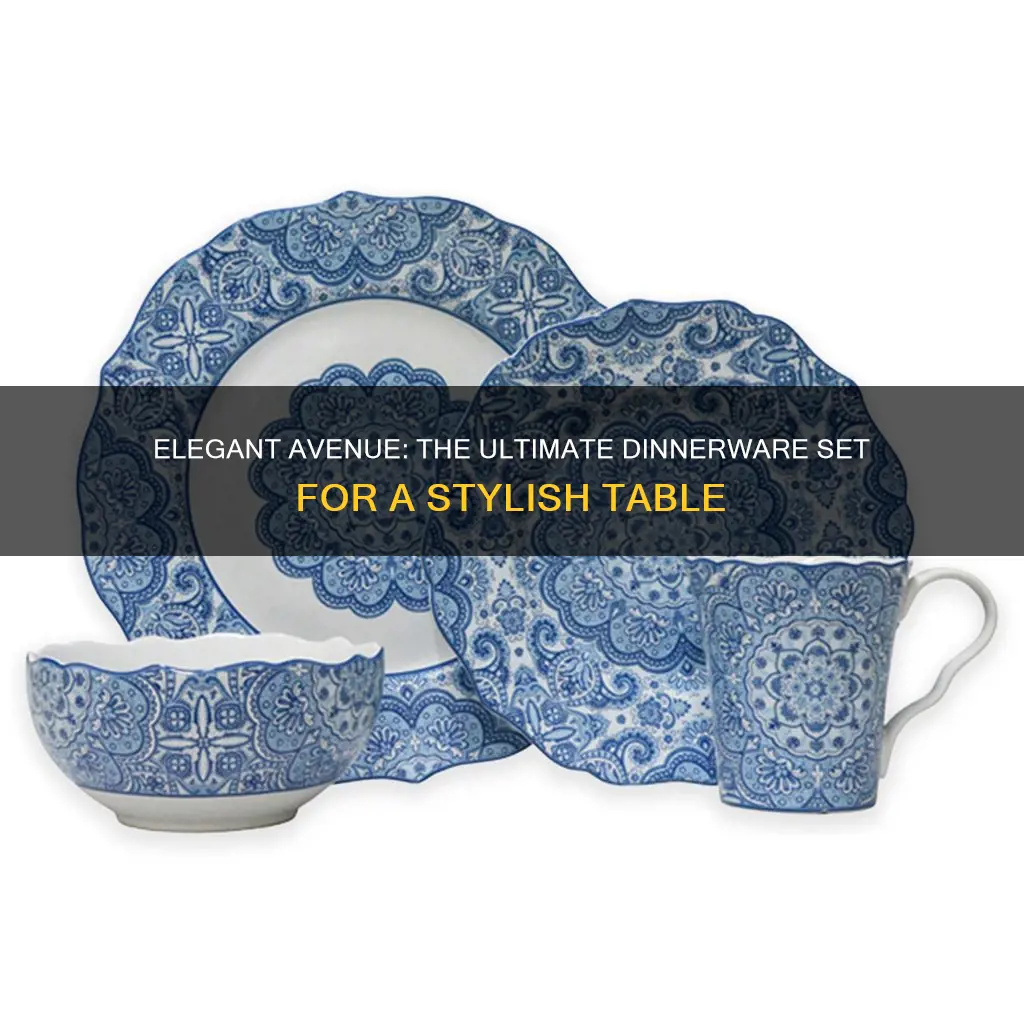 avenue dinnerware set