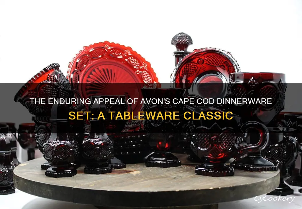 avon cape cod dinnerware set