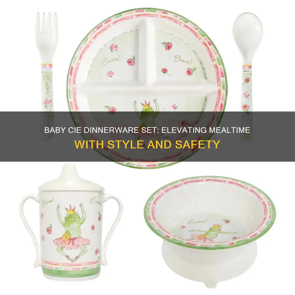 baby cie dinnerware set