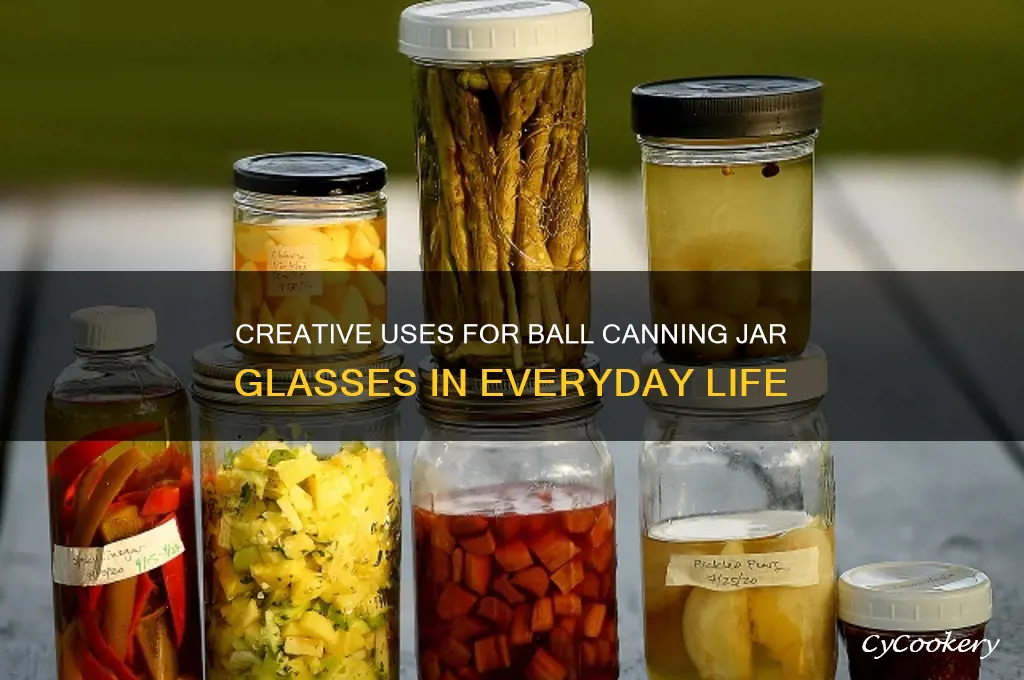 ball canning jar glasses
