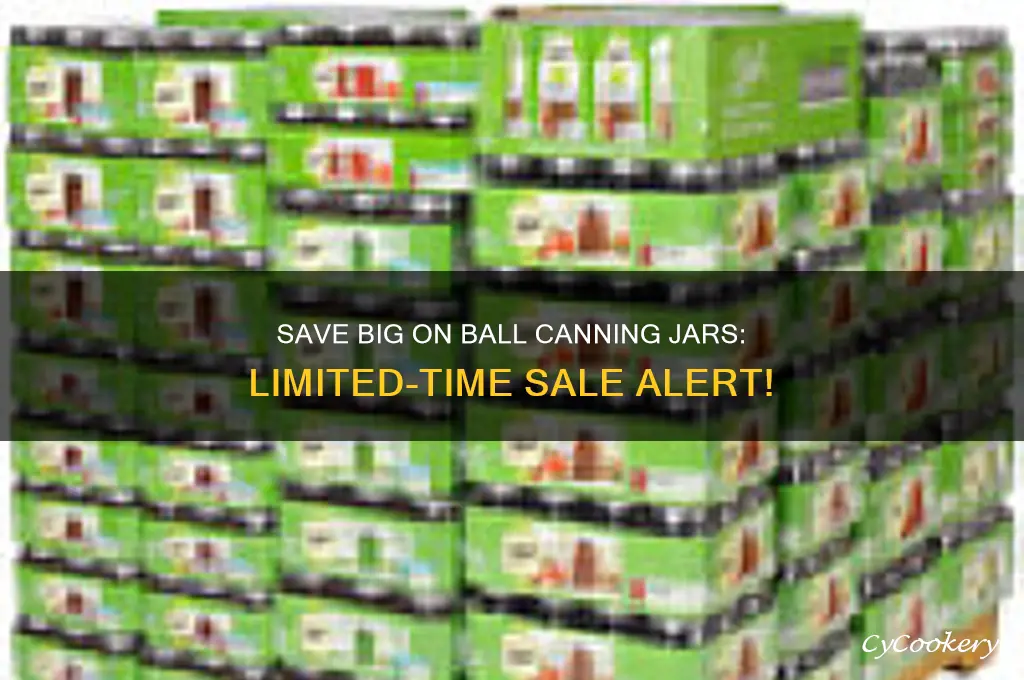 ball canning jars on sale
