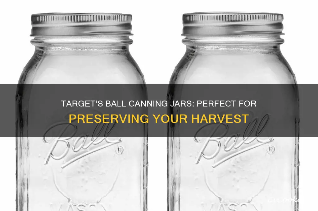 ball canning jars target