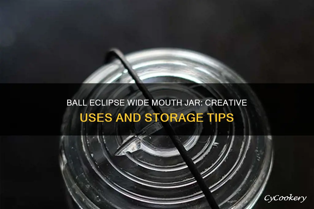 ball eclipse wide mouth jar