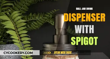 Creative Ball Jar Drink Dispenser Ideas with Spigot for Parties