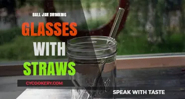 Creative Ball Jar Drinking Glasses with Straws for Fun Sipping