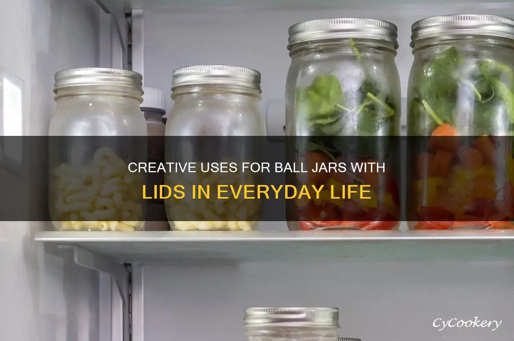 ball jars with lids