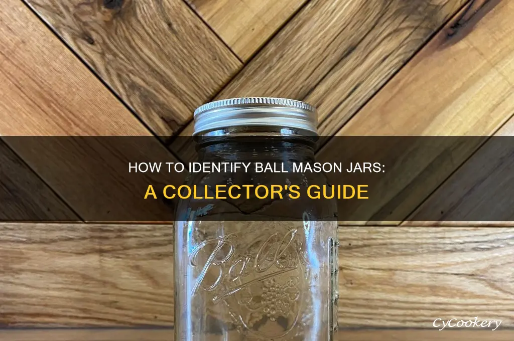 ball mason jar identification