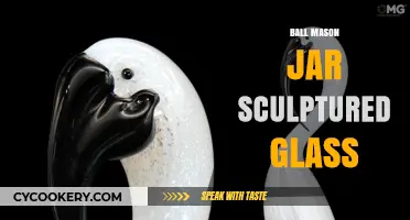 Elegant Ball Mason Jar Sculptured Glass: Crafting Timeless Beauty
