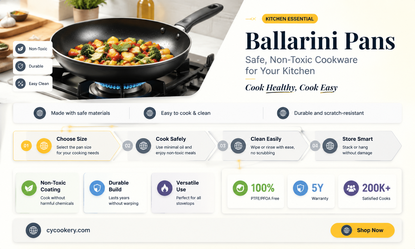 are ballarini pans non toxic