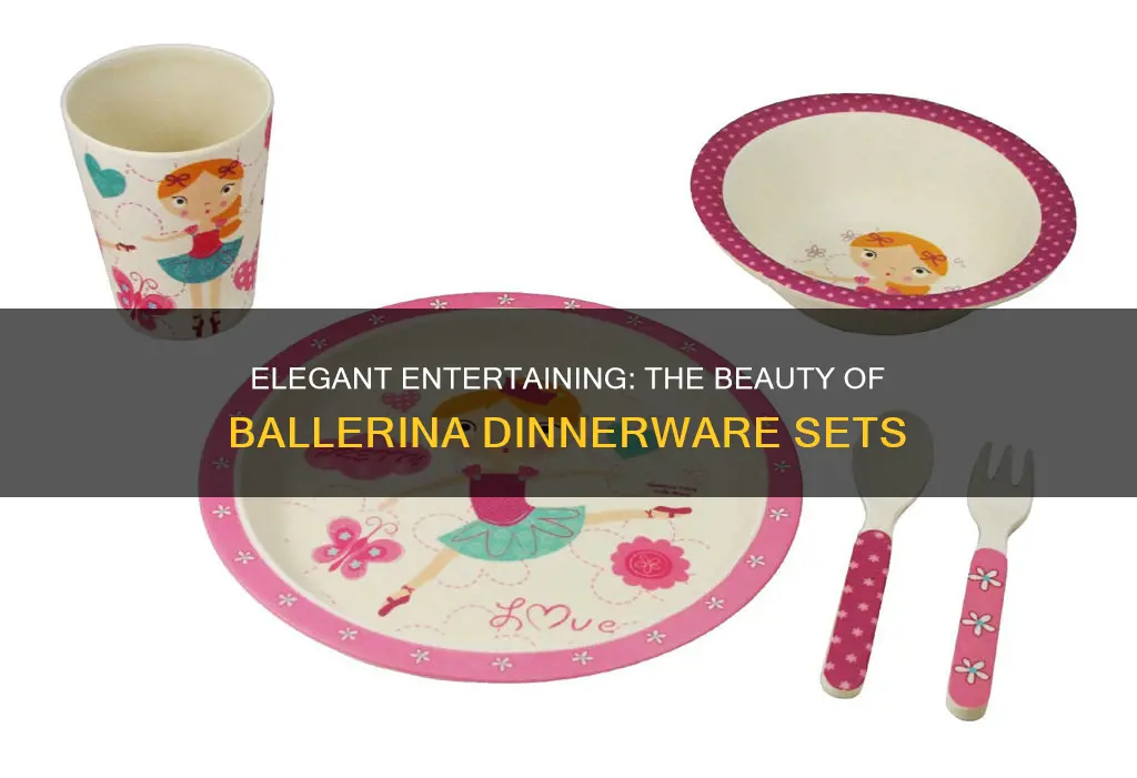 ballerina dinnerware set