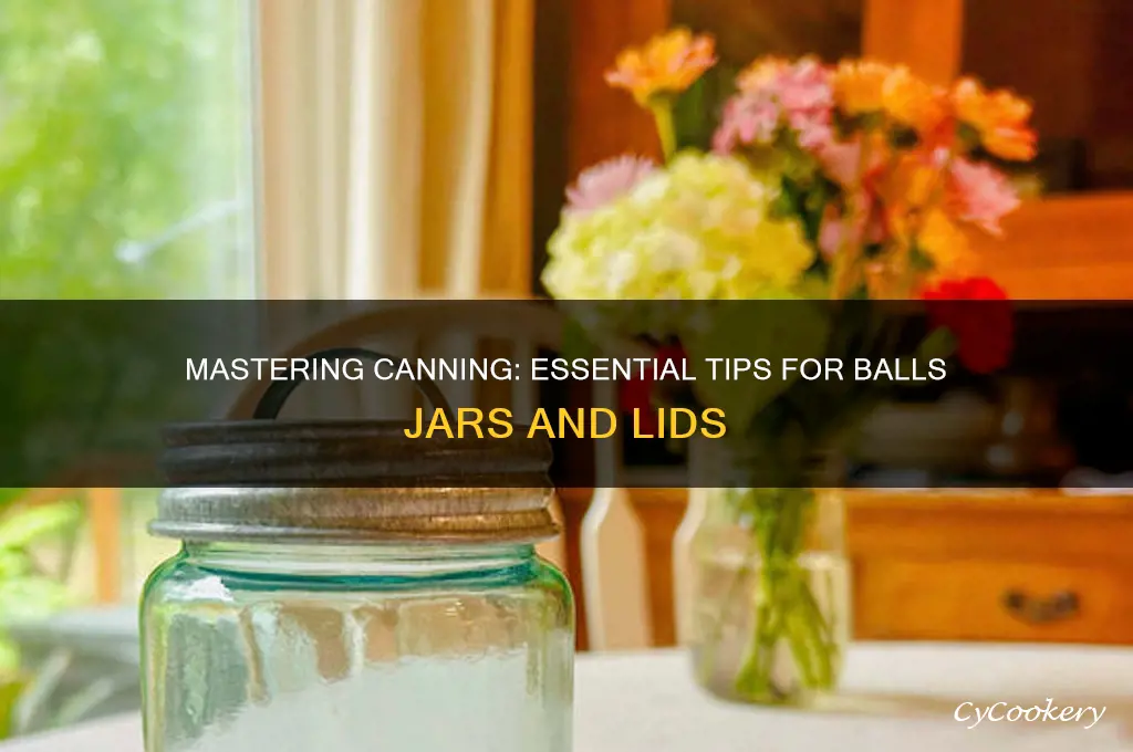 balls jars and lids