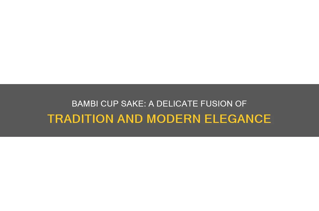 bambi cup sake