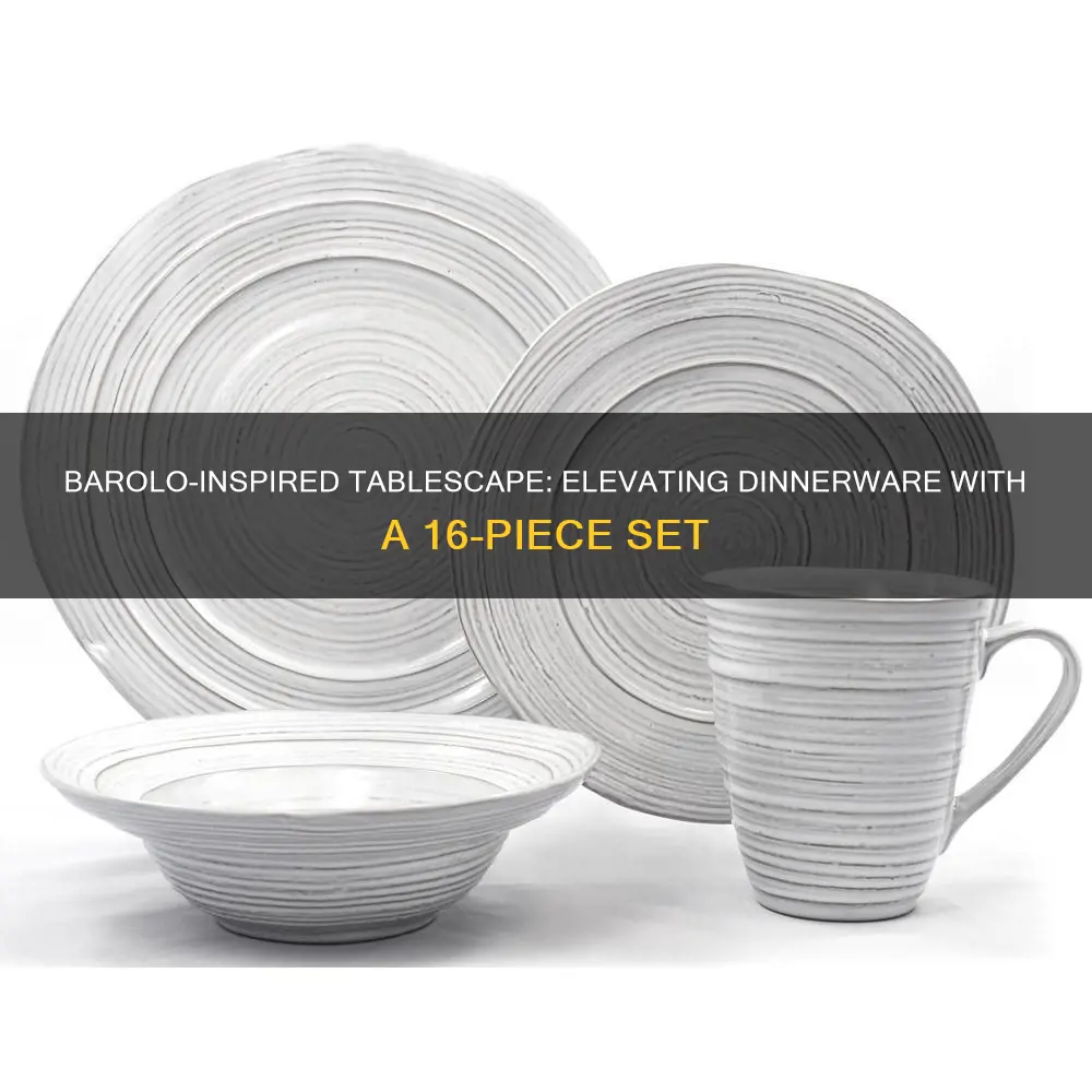 barolo 16 piece dinnerware set