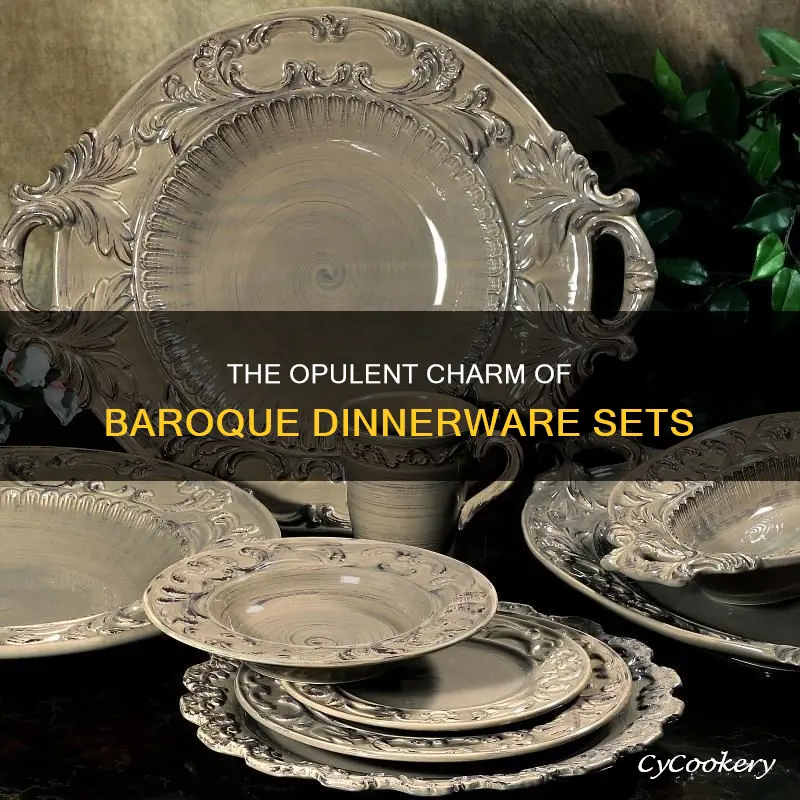 baroque dinnerware set