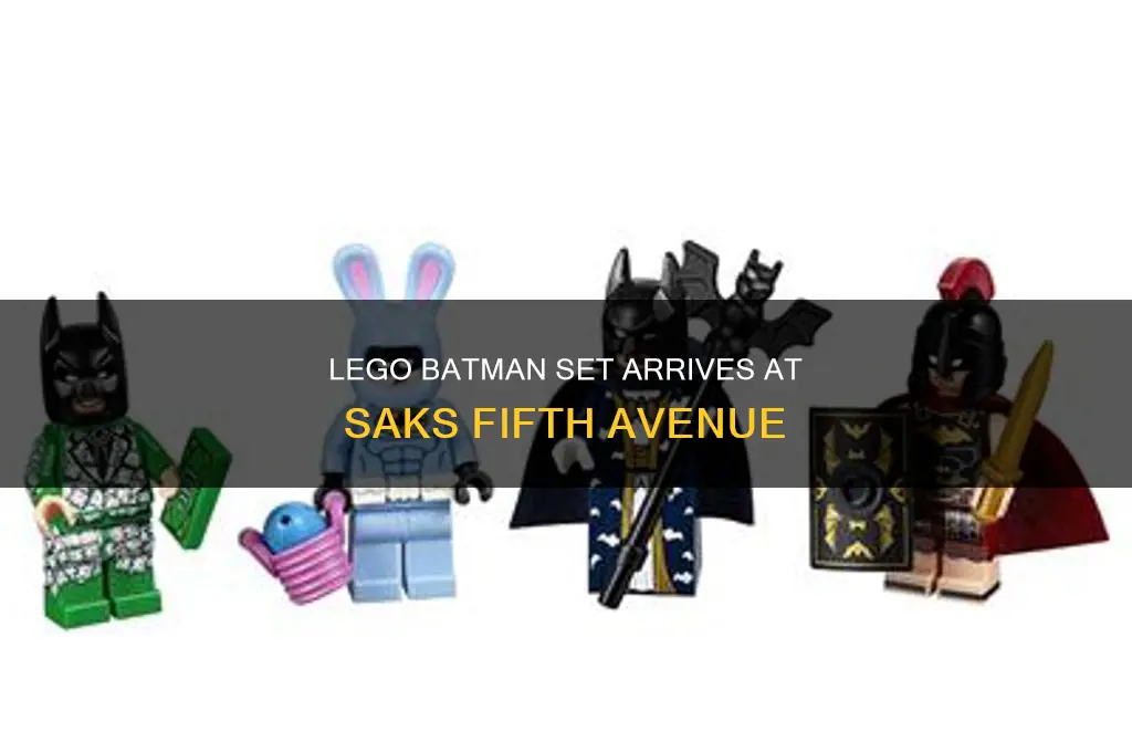 batman lego set at saks fifth avenue