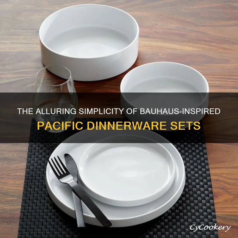 bauhaus trend pacific dinnerware sets