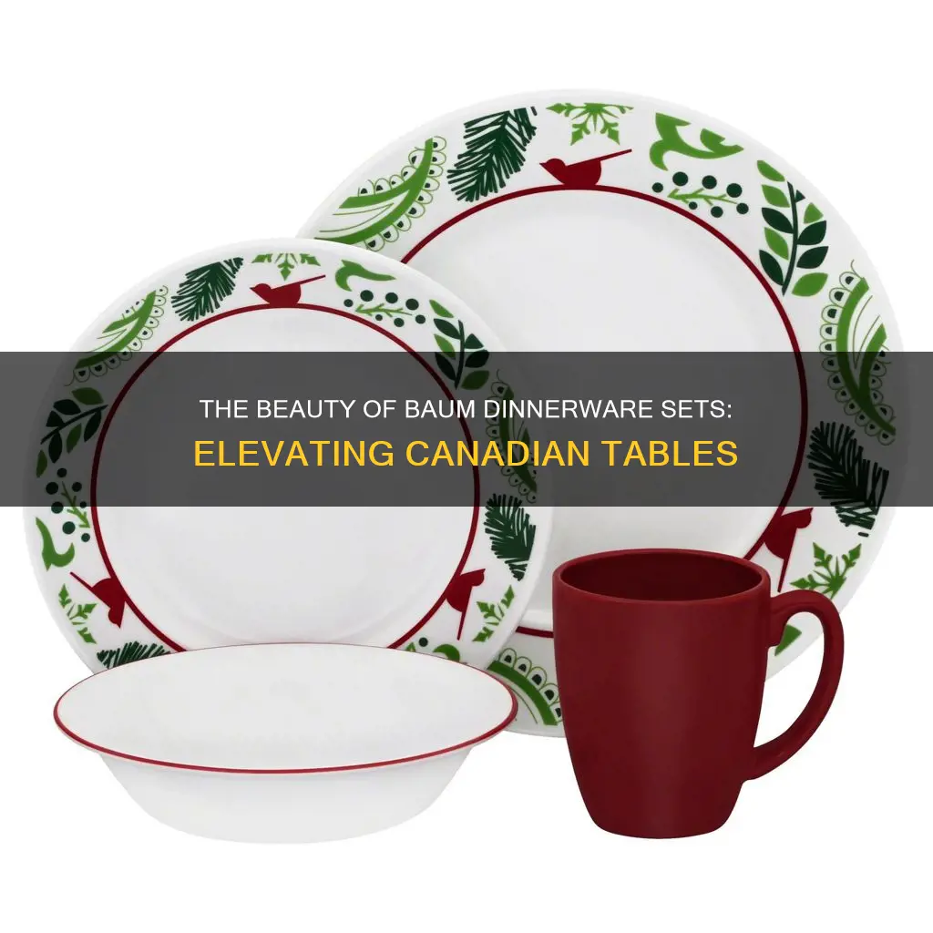 baum dinnerware sets canada