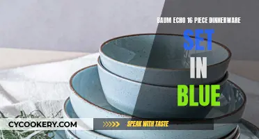 Cerulean Charm: Elevating Dinnerware with the Baum Echo Set