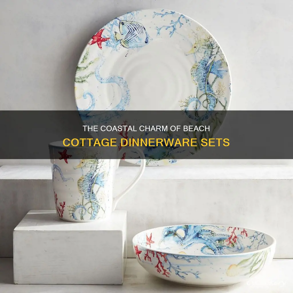 beach cottage dinnerware set