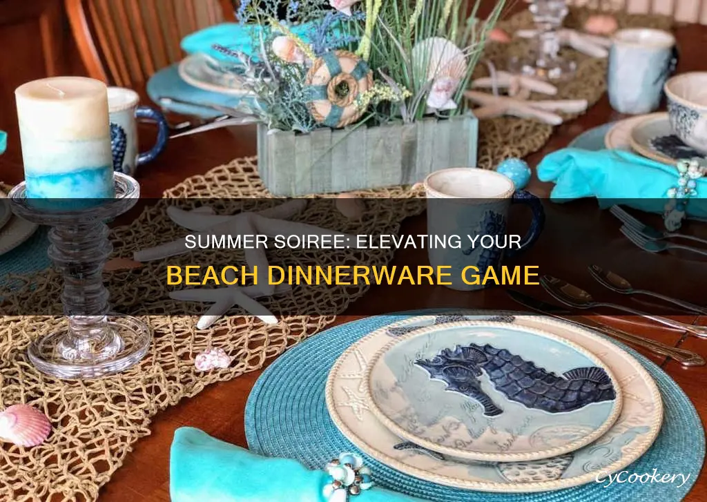 beachy dinnerware