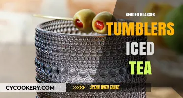 DIY Beaded Glasses Tumblers for Refreshing Iced Tea Creations