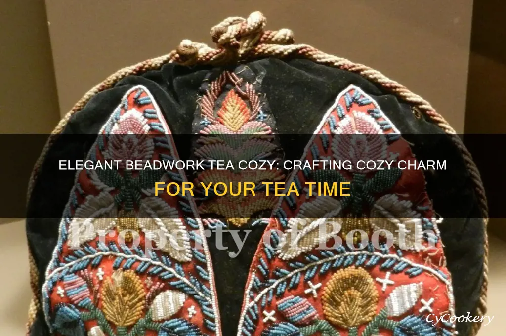 beadwork tea cozy