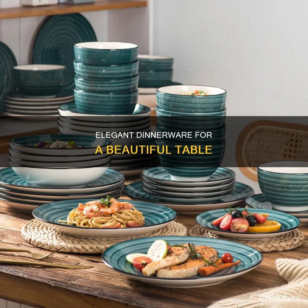 beautiful dinner set