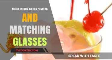Coastal Charm: Beach-Themed Iced Tea Pitchers and Matching Glasses